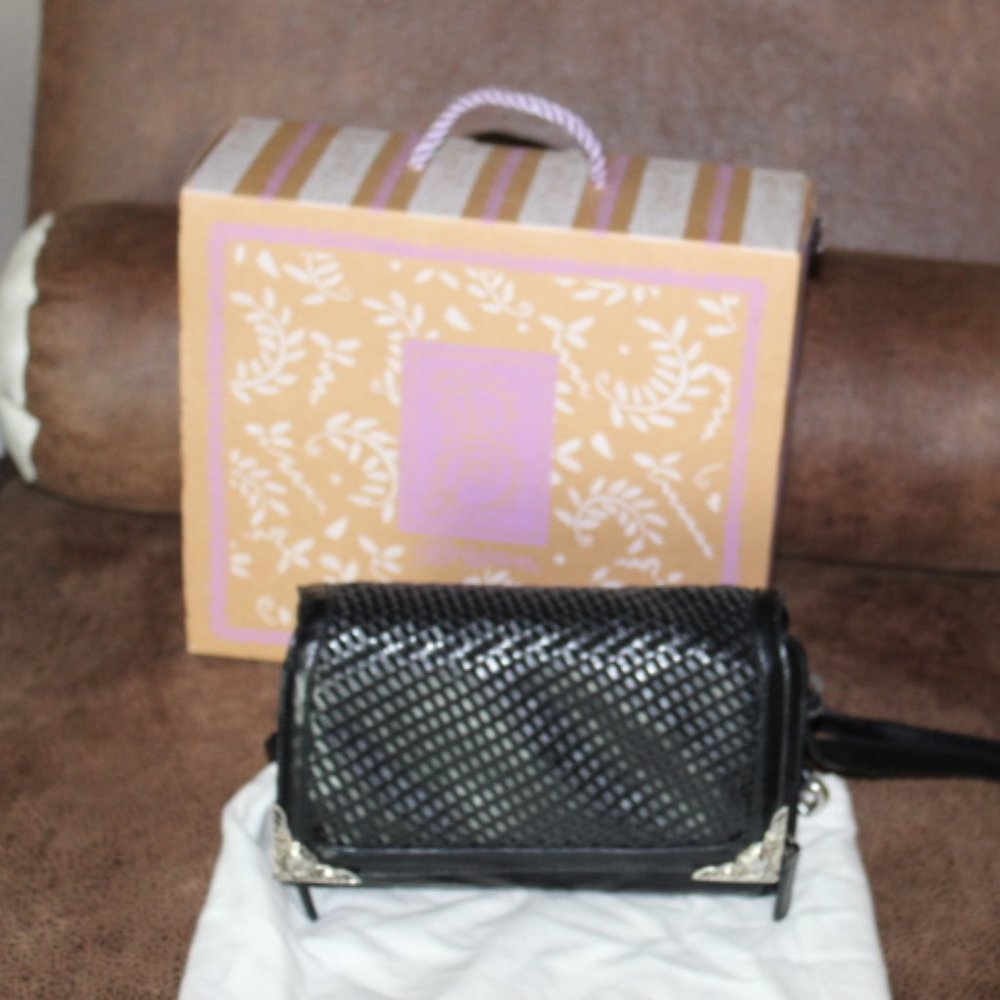 Brighton Black Leather Bag